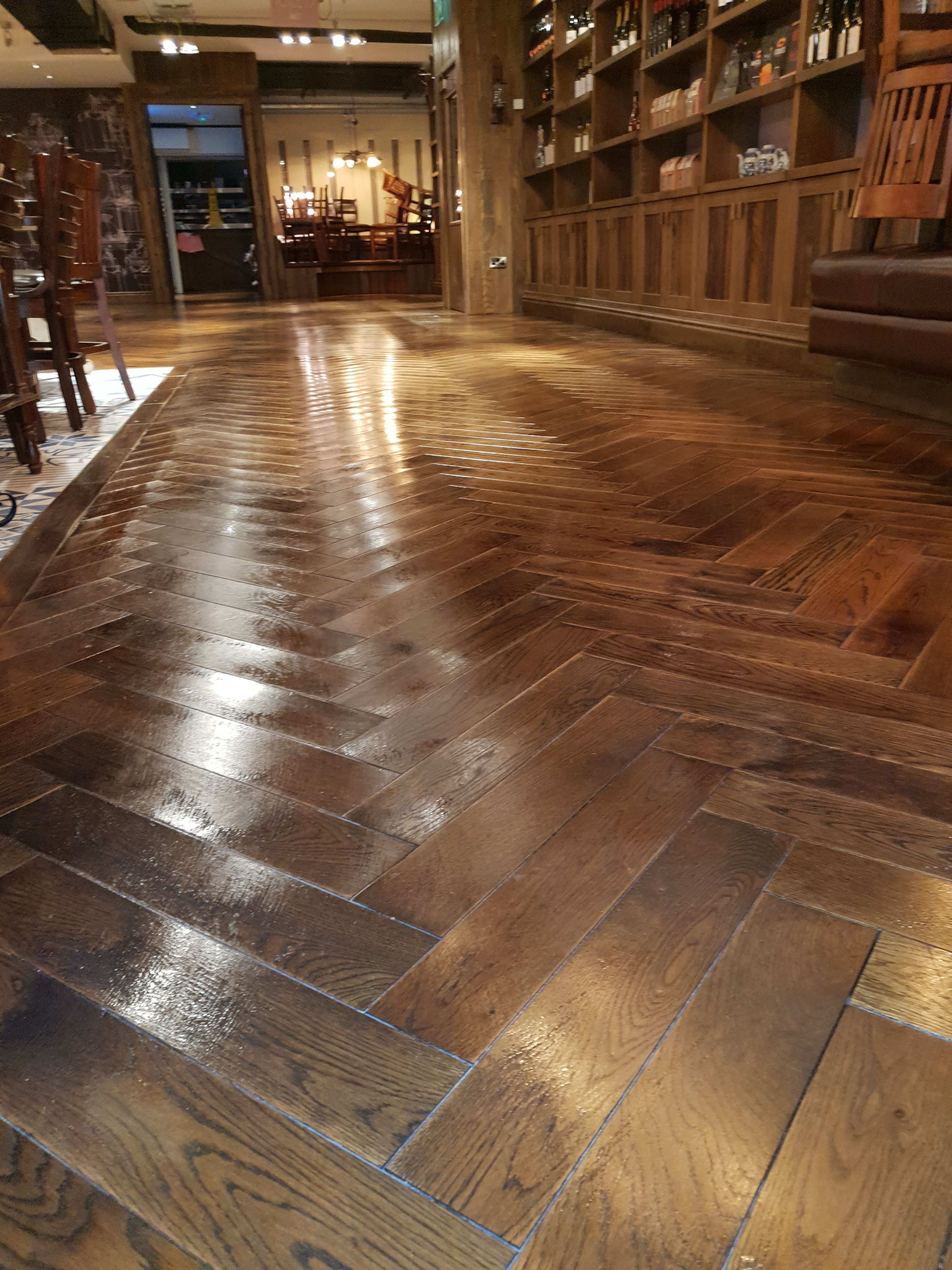 Wood Floor Cleaning & Polishing