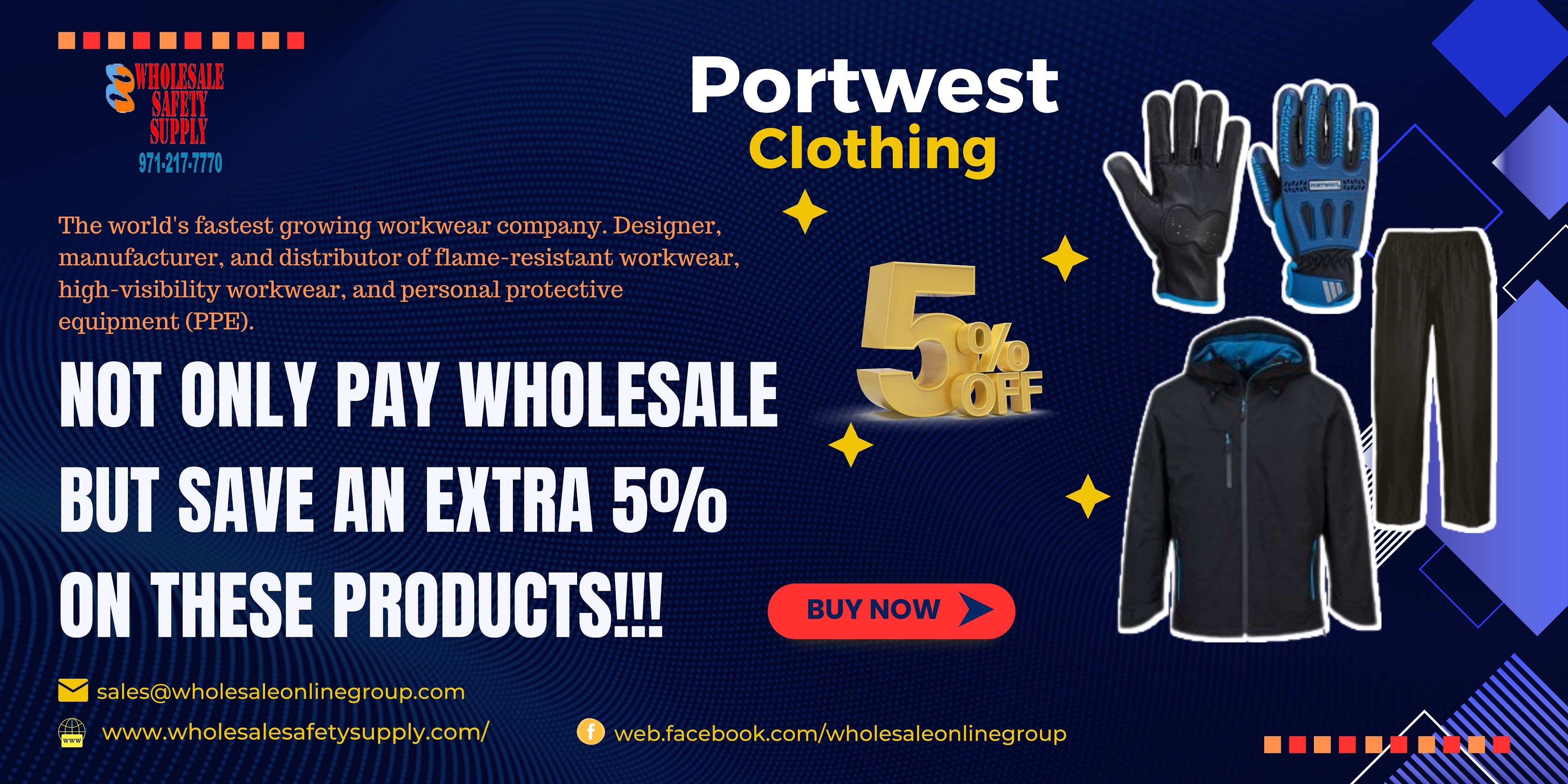 Where is Portwest apparel manufactured? 