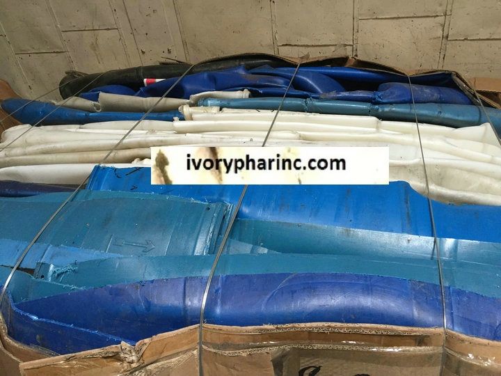 Rectificados de tambor azul de HDPE a la venta y balas de chatarra de tambor de HDPE 