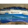 HDPE blue drum regrinds for sale and HDPE drum scrap bale