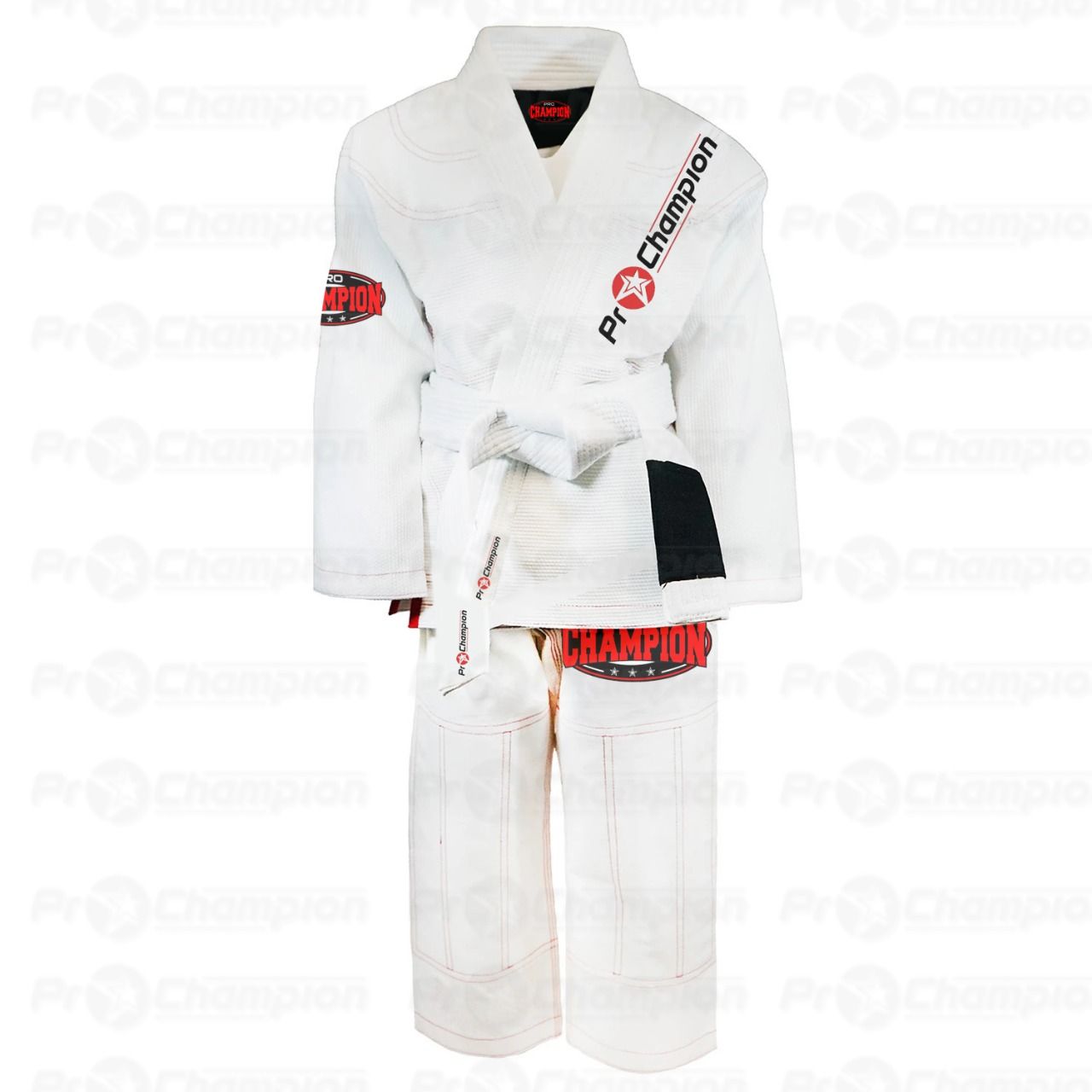 Brazilian Jiu Jitsu Gi Jacke aus  450g, Hose aus 280g Ripstop Material, EVA-Kragen
