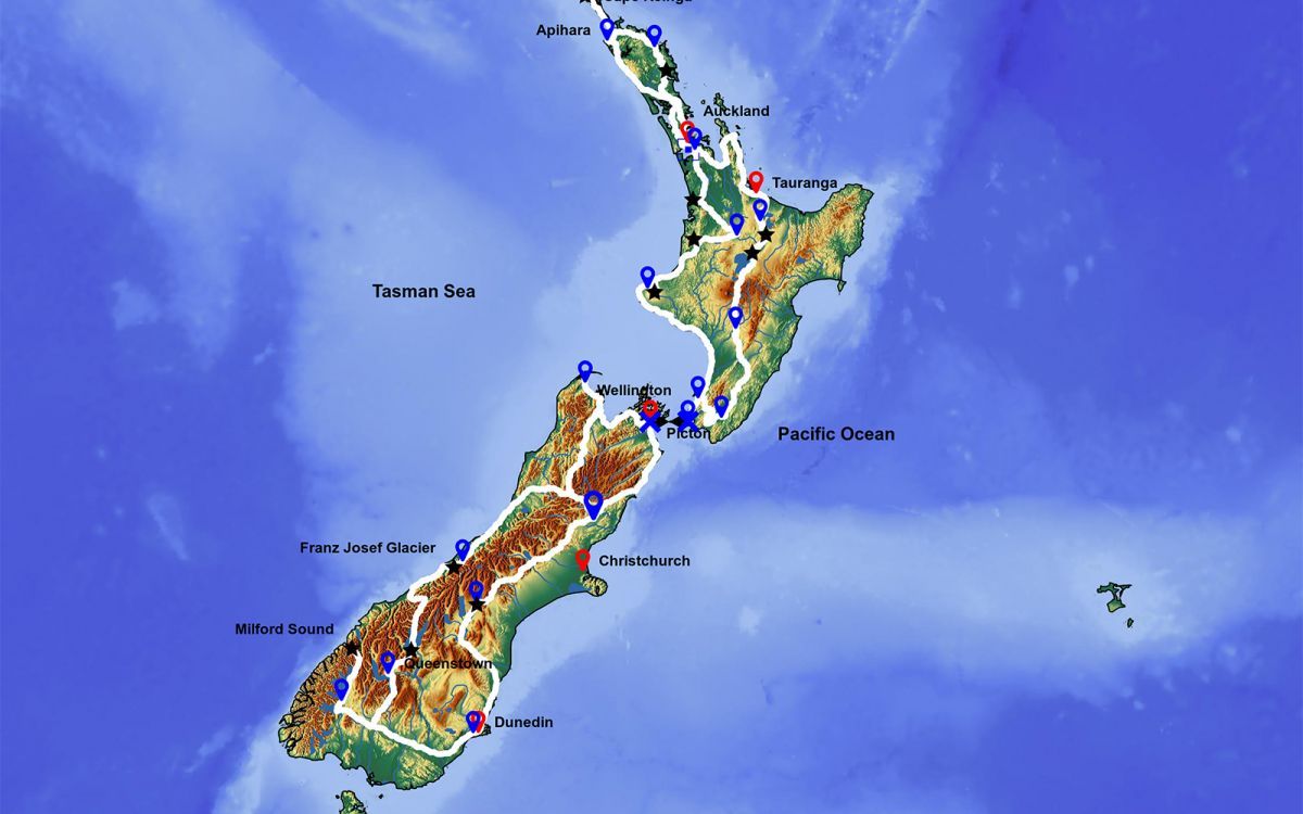 New Zealand Motorcycle Adventure Tour 
