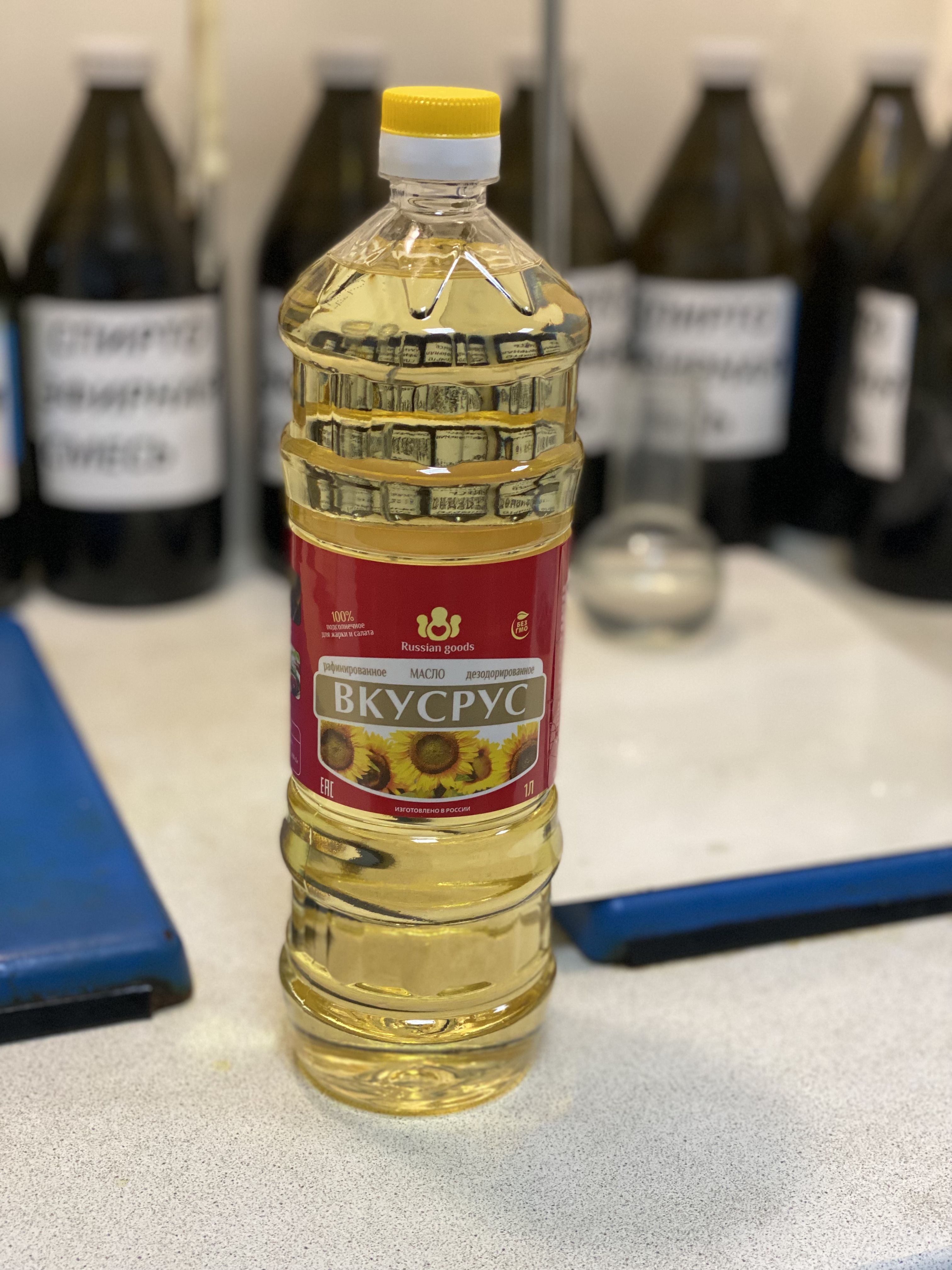 sunflower oil TM "Вкусрус" Blagodarin LLC Russia 