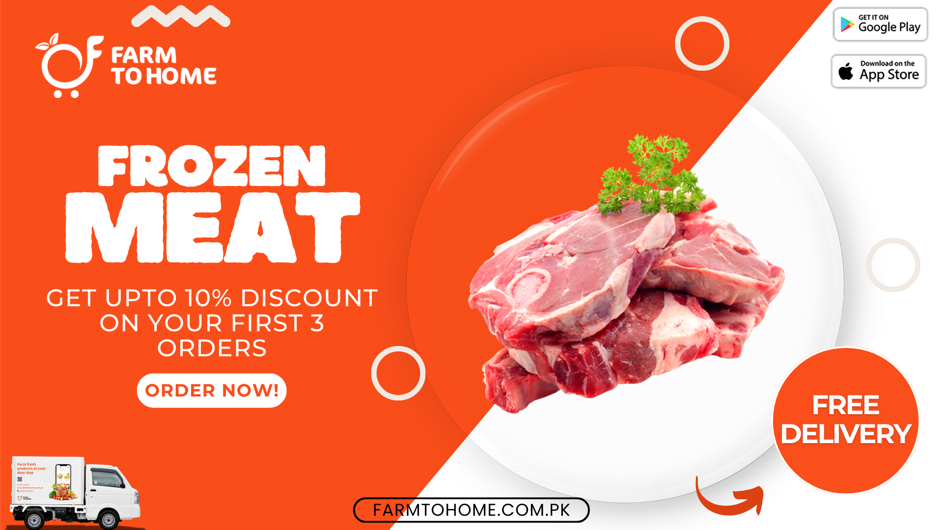 Farm to Home | Fresh Raw Meat , Chicken Pieces and Mix Mutton available in Low Price in Islamabad 