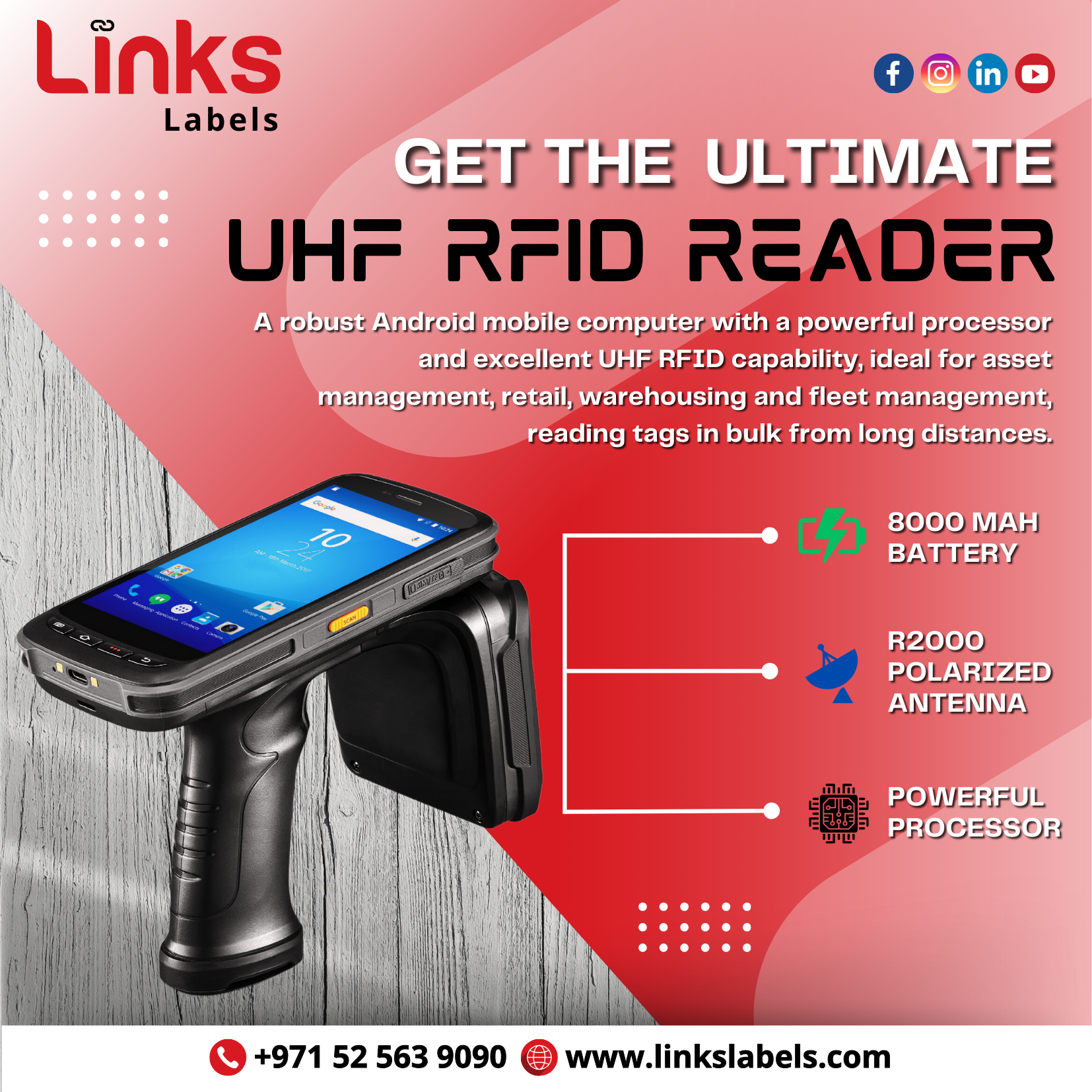 Links Labels - Asset Tagging Labels and Tags Dubai