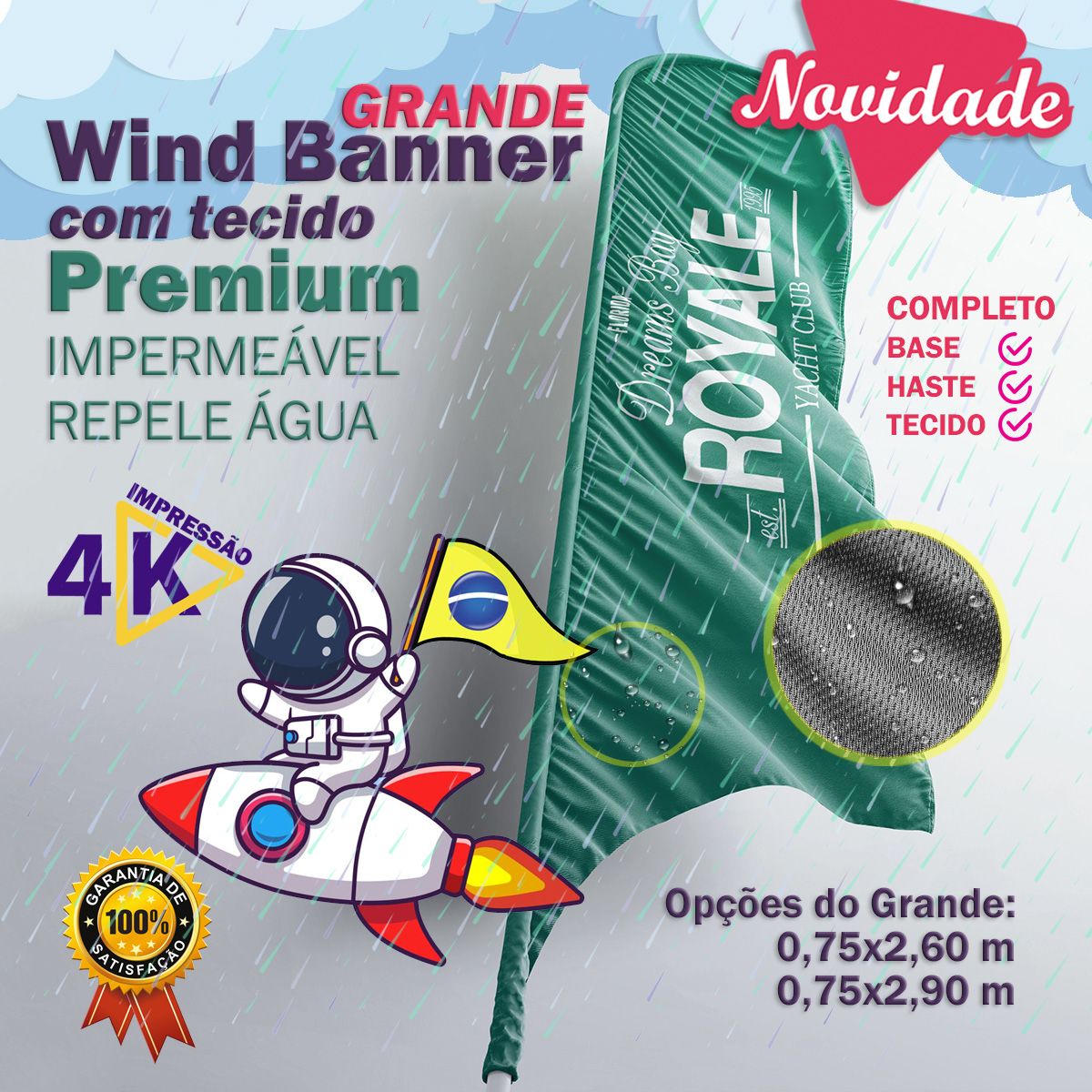 Wind Banner Personalizado