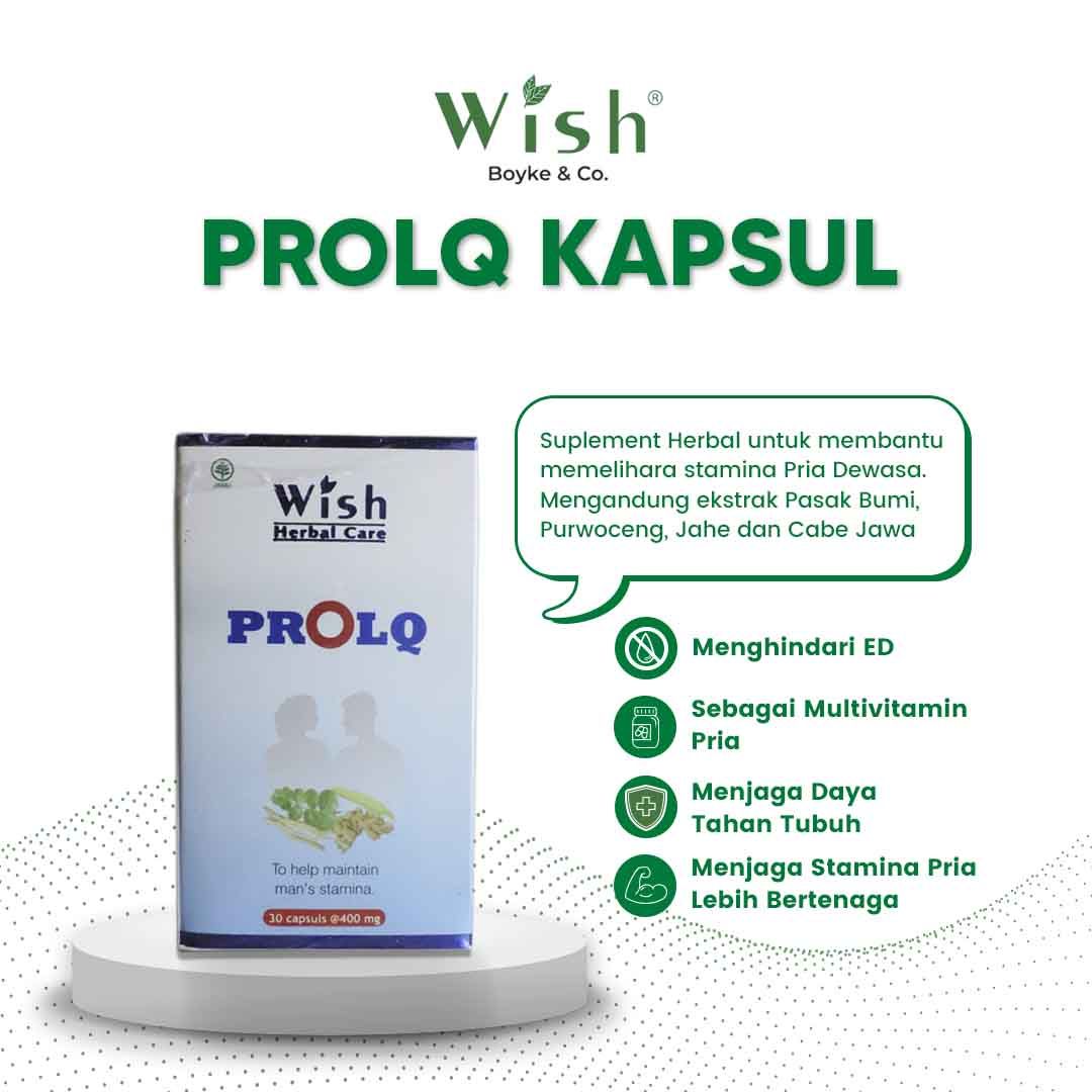 Suplemen Herbal PROLQ Kapsul untuk Stamina Pria 