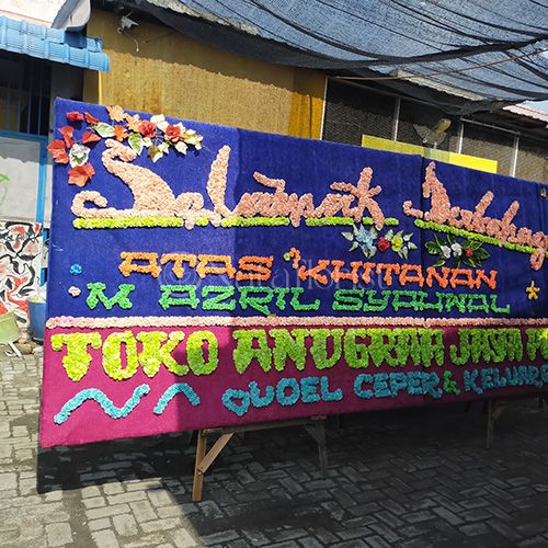 Disewakan Papan Bunga Gandeng