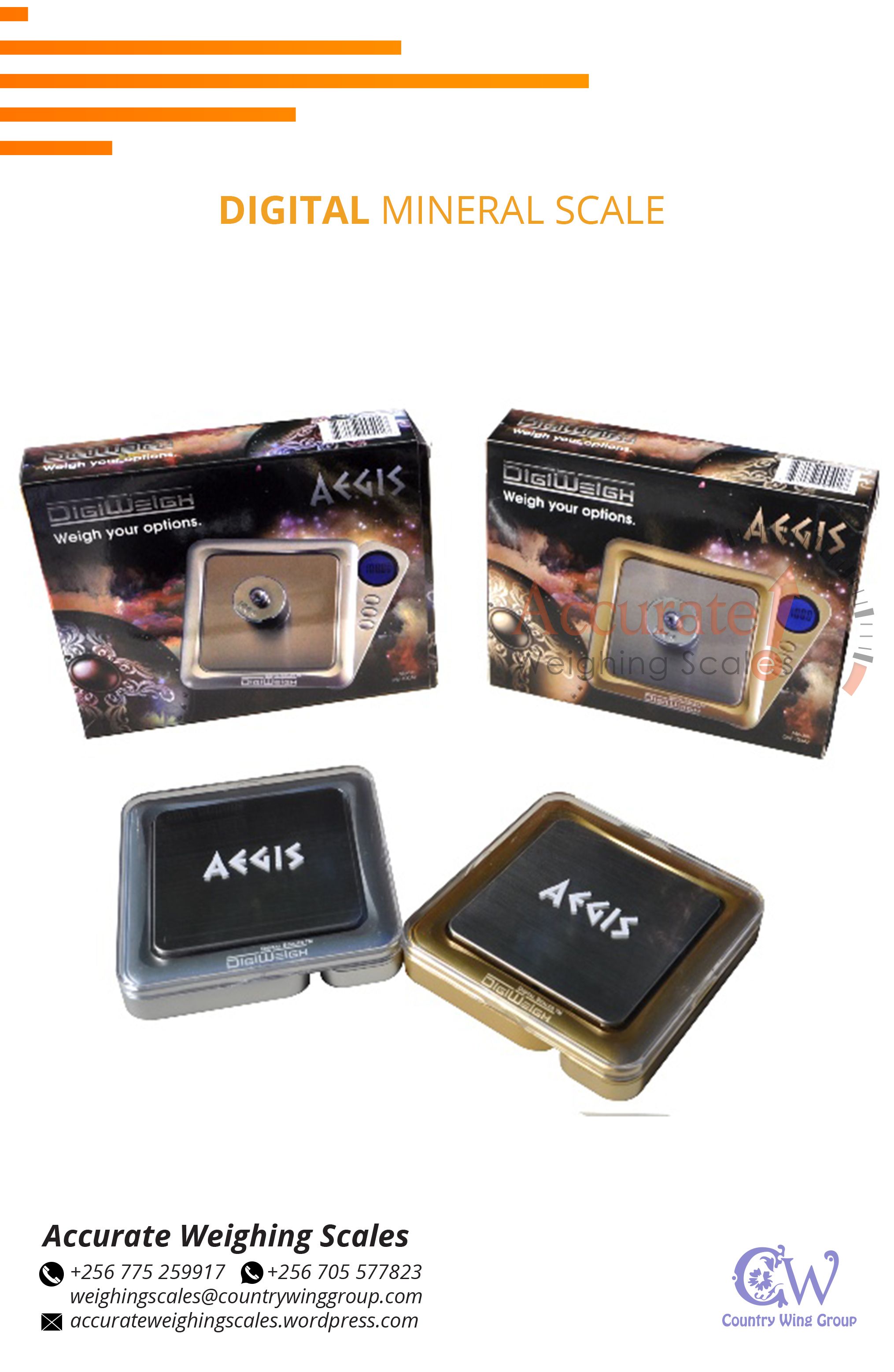 Portable mineral weighing scales in Kampala Uganda