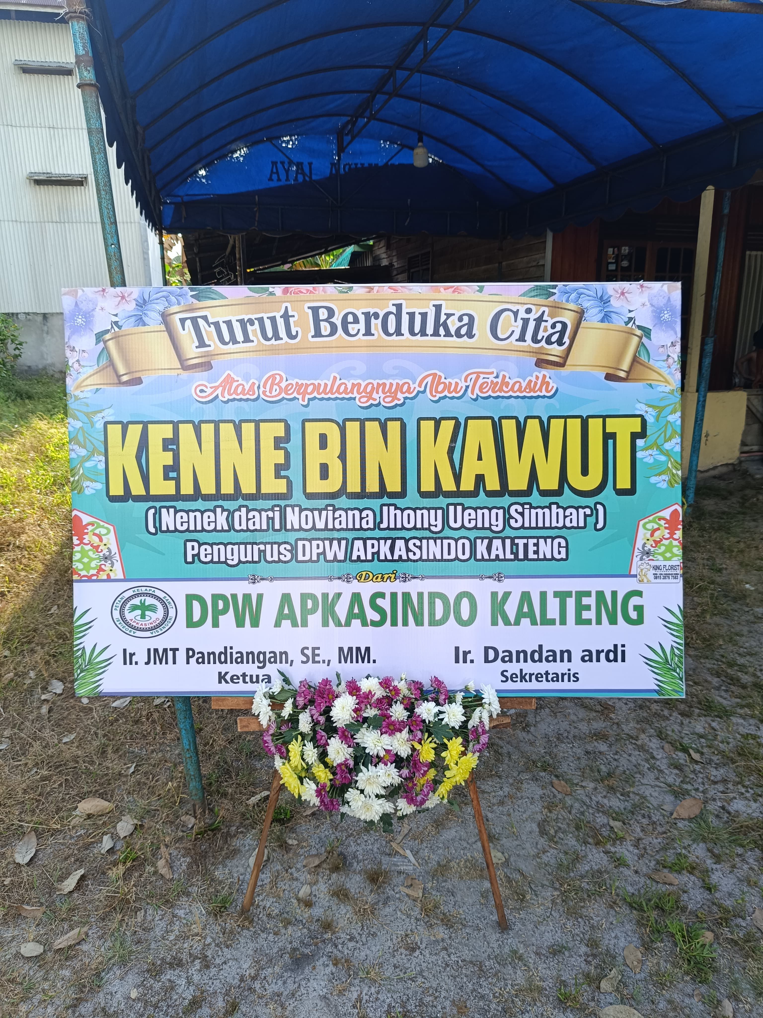 karangan bunga duka palangkaraya - 0857-5079-9775