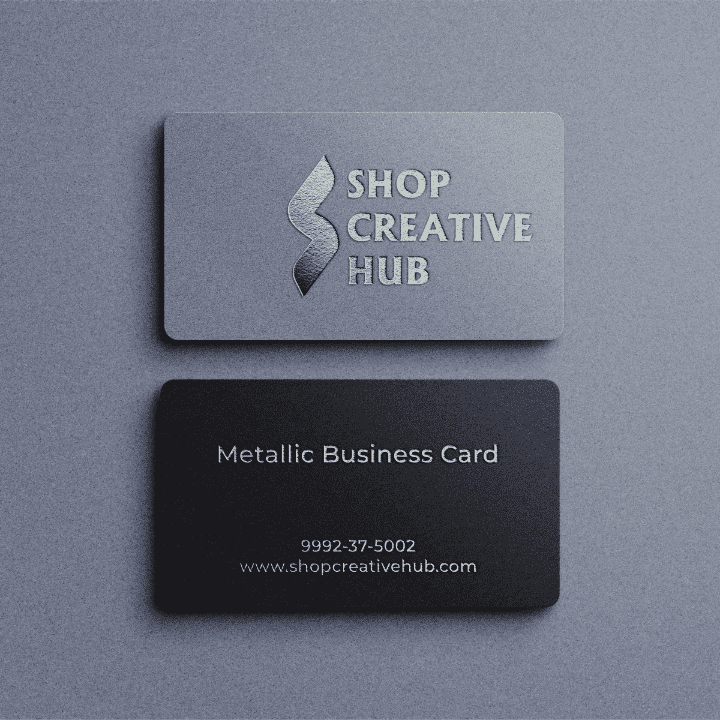 Premium Metallic Business Card for a Lasting Impression