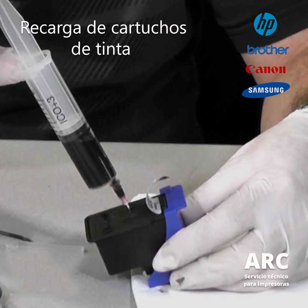 Recarga de cartuchos de tinta y Toner 