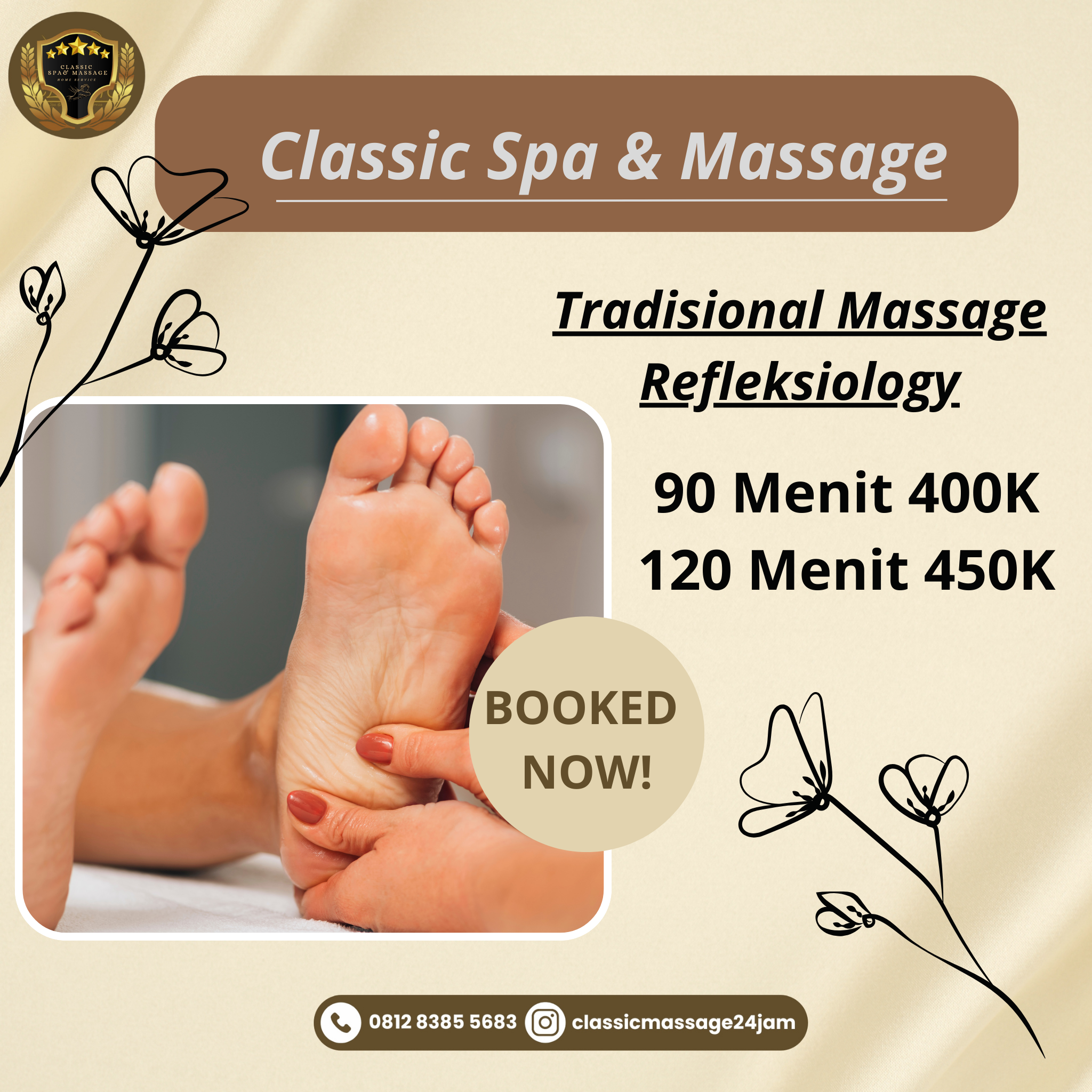 Tradisional Massage + Refleksiology 