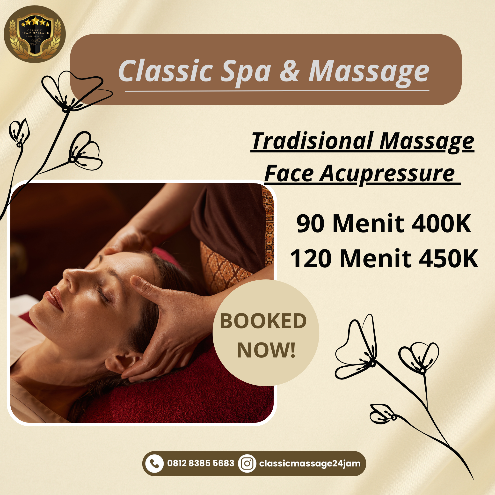 Tradisional Massage +Totok Wajah 