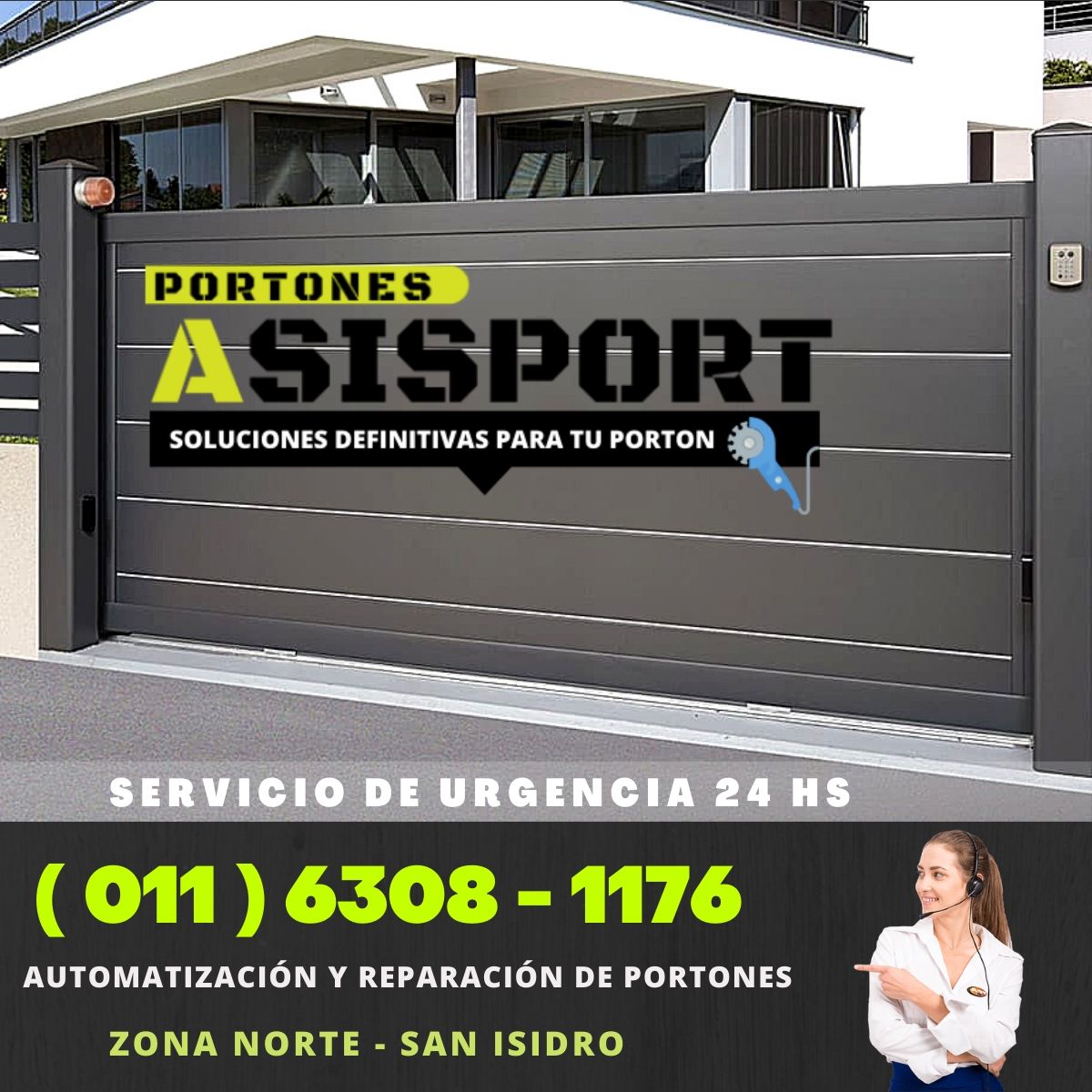 REPARACION DE PORTONES ZONA NORTE - REPARACION DE PORTONES AUTOMATICOS - REPARACION DE PORTONES