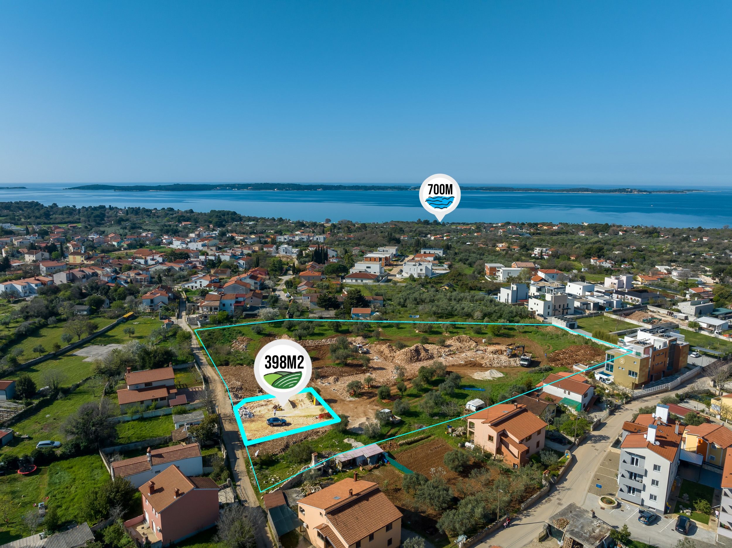 Building land Peroj – plot no. 2