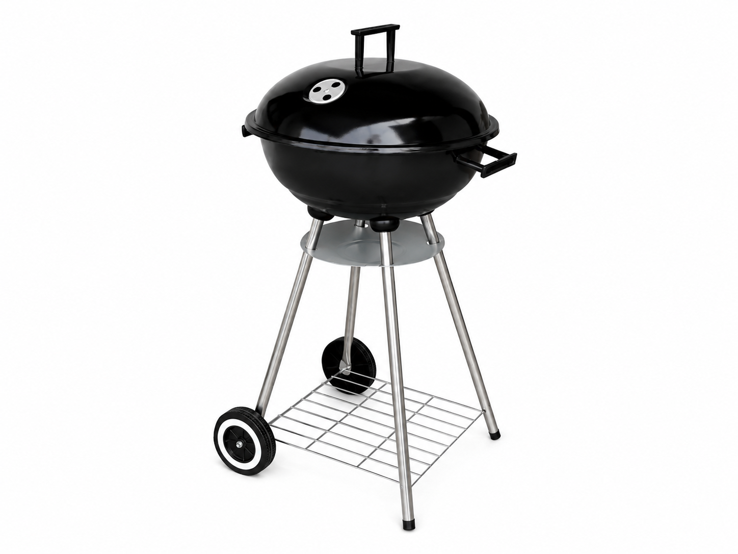 Enamel Kettle Charcoal BBQ Grill 