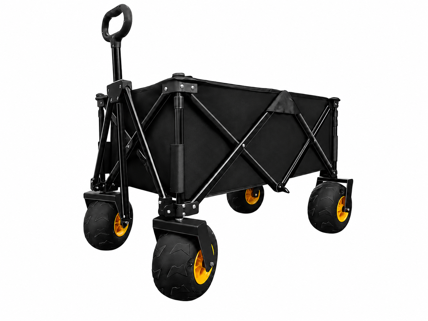 Heavy-Duty All-Terrain Folding Utility Wagon-1 