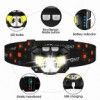 Rechargeable Sensor LED Headlamp with Adjustable Head