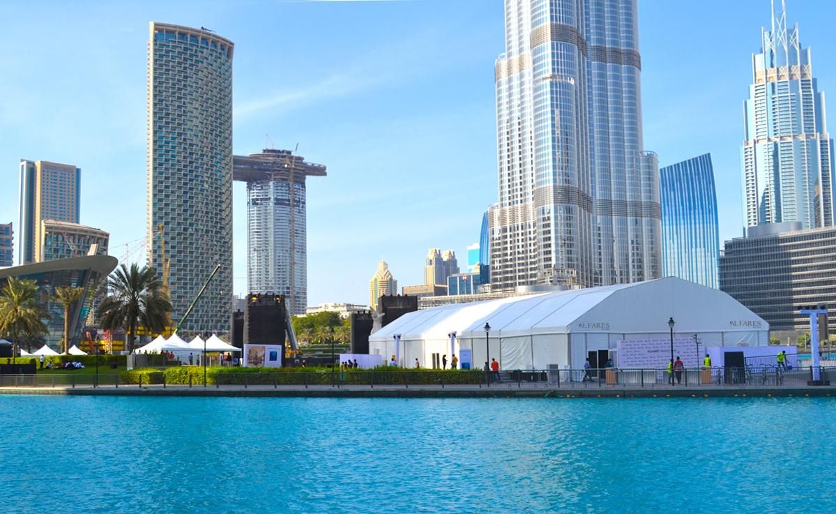 Tents for events and exhibitions