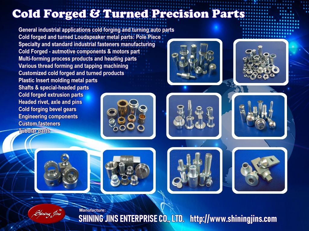 High strength precision cold forged and CNC machined parts made in Taiwan