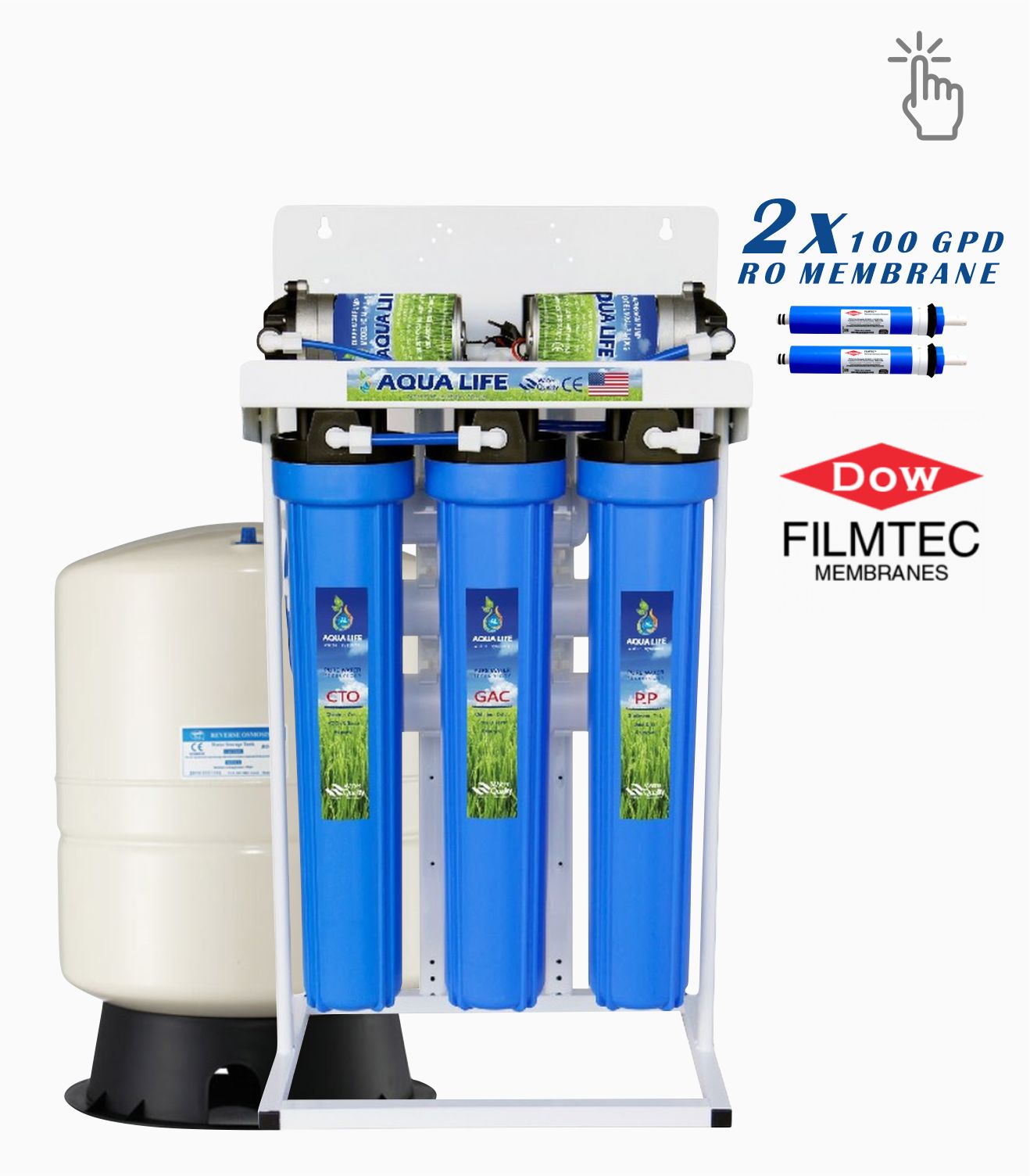 200 GPD RO reverse osmosis water filter system | Water Filtration 