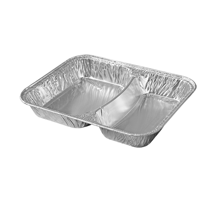 Multi compartments foil tray 