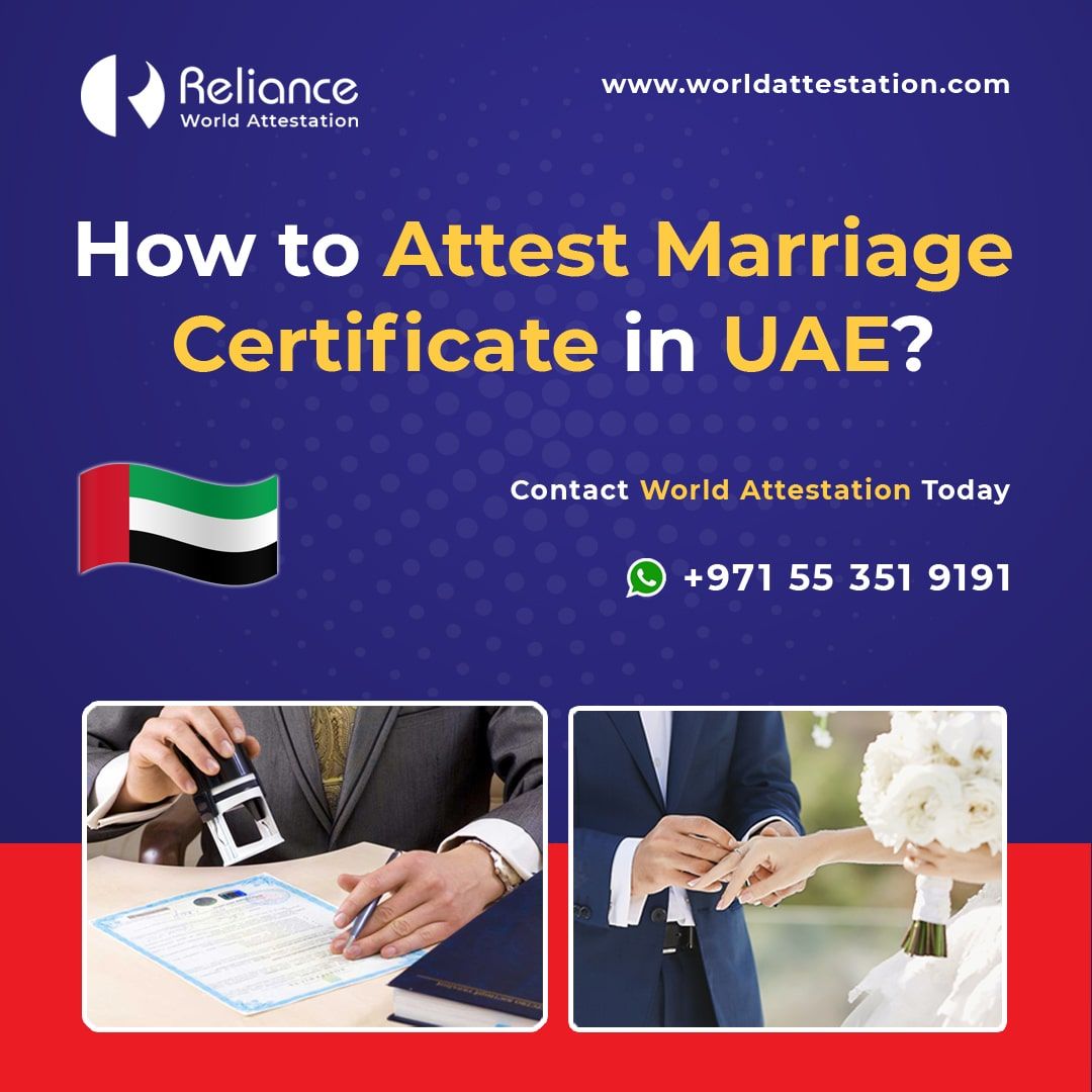 How to attest marriage certificate in UAE? 