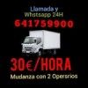 Mudanzas baratas camion y dos oprarios 35 euro por hora llamaen ya tel:641759900